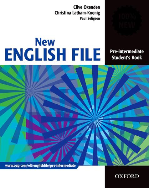 NEW ENGLISH FILE PRE-INTERMEDIATE ST/BK
