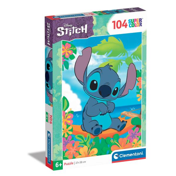 CLEMENTONI ΠΑΙΔΙΚΟ ΠΑΖΛ SUPER COLOR DISNEY STITCH 104 ΤΜΧ
