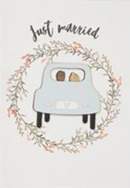 ΕΥΧΕΤΗΡΙΑ ΚΑΡΤΑ "JUST MARRIED"