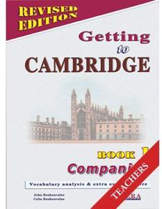 GETTING TO CAMBRIDGE 1 (REVISED) COMPANION TCHR'S