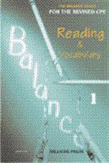 BALANCE 1 (READING & VOCABULARY) ST/BK