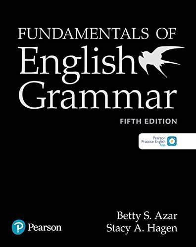 FUNDAMENTALS OF ENGLISH GRAMMAR ST/BK 5TH EDITION