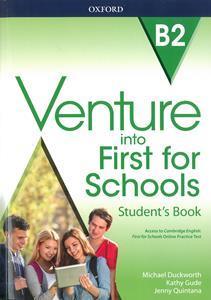VENTURE INTO FIRST FOR SCHOOLS ST/BK (+WORDLIST)