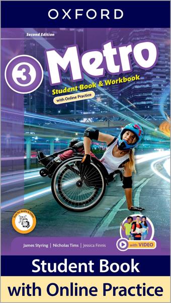 METRO 3 2ND ST/BK & WKBK (+ONLINE PRACTICE)
