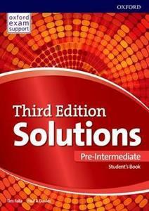 SOLUTIONS 3RD EDITION PRE-INTERMEDIATE ST/BK