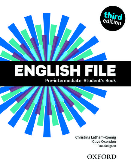 ENGLISH FILE 3RD EDITION PRE-INTERMEDIATE ST/BK 2019