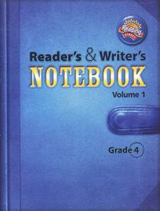 READING STREET - READER - GRADE 4 LEVEL 1 READERS & WRITERS NOTEBOOK