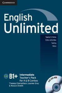 * ENGLISH UNLIMITED INTERMEDIATE B1+ TCHR'S (+DVD-ROM)