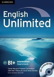* ENGLISH UNLIMITED INTERMEDIATE B1+ ST/BK (+DVD-ROM)