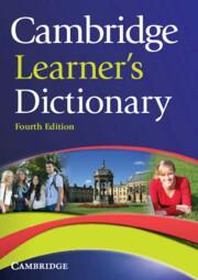 CAMBRIDGE LEARNER'S DICTIONARY 4th EDITION