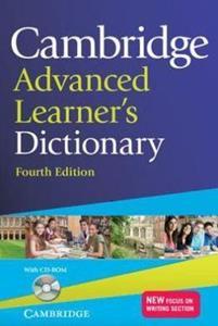 # CAMBRIDGE ADVANCED LEARNER'S DICTIONARY (BK+CD-ROM) 4TH EDITION