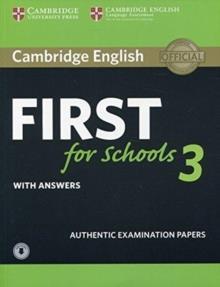 FIRST FCE FOR SCHOOLS 3 SELF STUDY PACK (ST/BK & W/ANSWERS & AUDIO)
