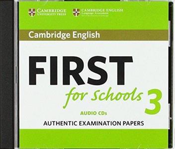 FIRST FCE FOR SCHOOLS 3 CDs