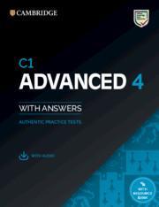 CAE 4 PRACTICE TESTS ST/BK W/KEY (+AUDIO)