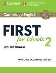FIRST FCE FOR SCHOOLS 2 ST/BK
