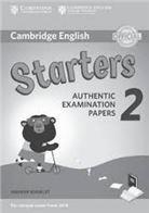 STARTERS 2 ANSWER BOOKLET REVISED 2018