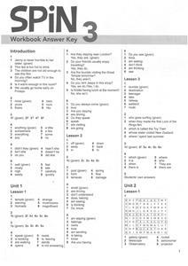 * SPIN 3 WKBK ANSWER KEY