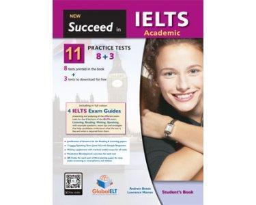 SUCCEED IN IELTS 11 (8+3)  PRACTICE TESTS ST/BK