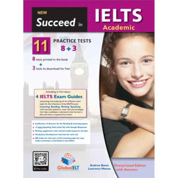 SUCCEED IN IELTS 11 (8+3)  PRACTICE TESTS TCHR'S