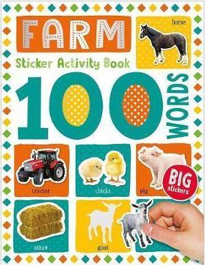 100 WORDS STICKER ACTIVITY - FARM