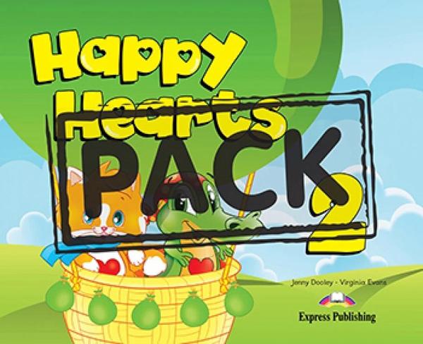 HAPPY HEARTS 2 ST/BK (+STICKERS +PRESS OUTS AND EXTRA OPTIONAL UNITS)