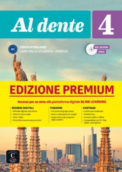 AL DENTE 4 STUDENTE ED ESERCIZI (+CD+DVD) EDIZIONE PREMIUM