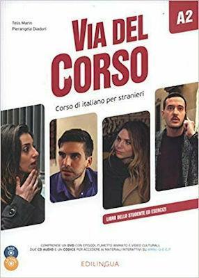 VIA DEL CORSO A2 STUDENTE ED ESERCIZI (+QR CODE)