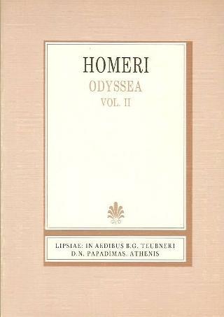 HOMERI ODYSSEA, VOL. II, RAPSODIAE XIII-XIV (ΟΜΗΡΟΥ ΟΔΥΣΣΕΙΑ, ΤΟΜΟΣ Β', ΡΑΨΩΔΙΑΙ Ν-Ω)