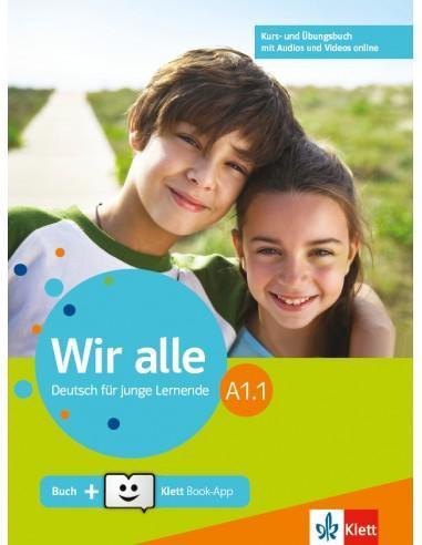 WIR ALLE A1.1 KURS- UND UBUNGSBUCH (+ONLINE+KLETT BOOK-APP)