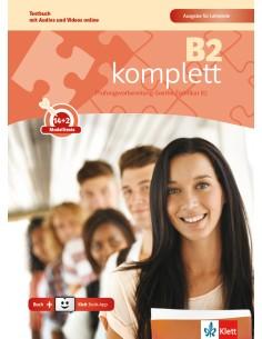 KOMPLETT B2 AUSGABE FUR LEHRENDE (+AUDIO + VIDEO +KLETT BOOK APP)