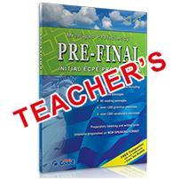 ECPE PRE-FINAL TCHR'S