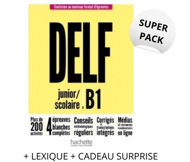 * SUPER PACK DELF B1 SCOLAIRE ET JUNIOR (+ LEXIQUE +TEST DELF + CADEAU SURPRISE)