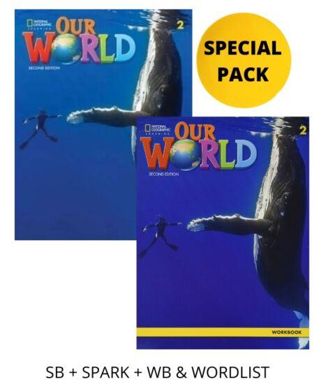 OUR WORLD 2 SPECIAL PACK FOR GREECE (SB + SPARK + WB & WORDLIST) 2ND ED