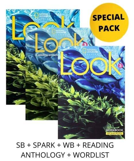 LOOK 3 SPECIAL PACK FOR GREECE (SB + SPARK + WB + READING ANTHOLOGY & WORDLIST) BRIT. ED