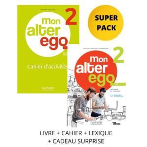 * SUPER PACK MON ALTER EGO 2 (LIVRE +CAHIER +LEXIQUE + TEST DELF+ CADEAU SUPRISE)