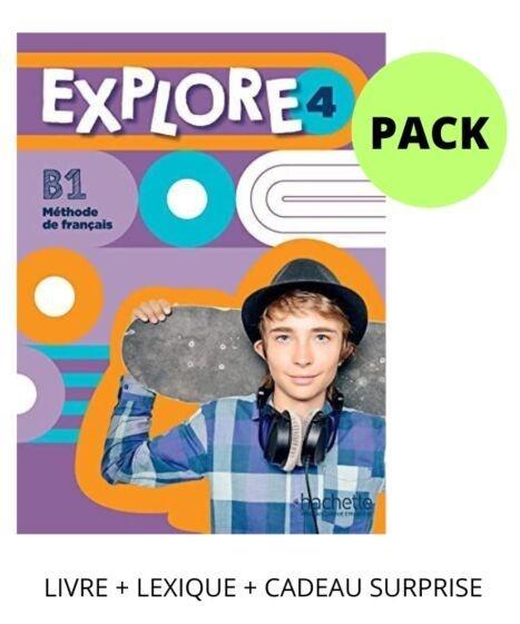 * EXPLORE 4 PACK (LIVRE + LEXIQUE + CADEAU SURPRISE)