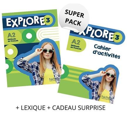 EXPLORE 3 SUPER PACK (LIVRE + CAHIER + CADEAU SURPRISE)