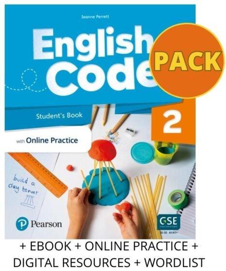* ENGLISH CODE 2 SB PACK (+ EBOOK + ONLINE PRACTICE + DIGITAL RESOURCES + WORDLIST)