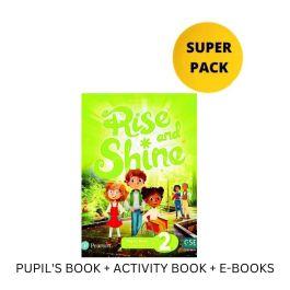 * RISE AND SHINE 2: SUPER PACK ( STBK + WKBK + E-BOOKS )