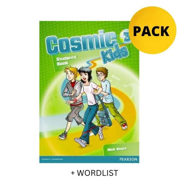 COSMIC KIDS 3 ST/BK PACK (+WORDLIST)