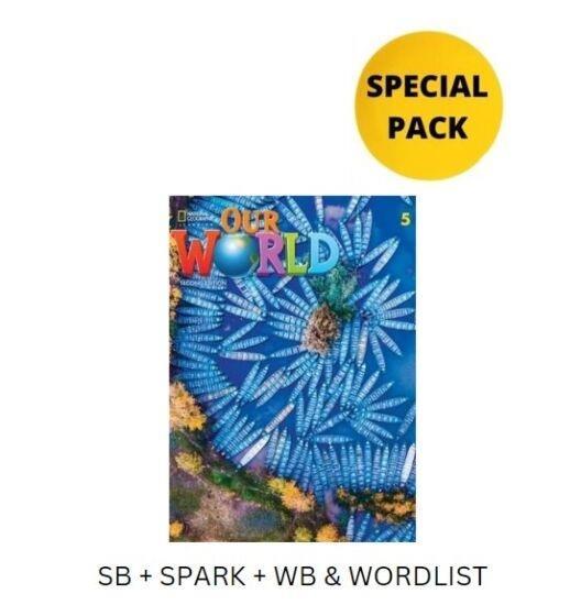 * OUR WORLD 5 SPECIAL PACK FOR GREECE (ST/BK +SPARK +WKBK +WORDLIST) 2020 2ND ED