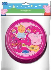 ΠΙΑΤΑ ΧΑΡΤΙΝΑ 23EK 6ΤΕΜ PEPPA PIG