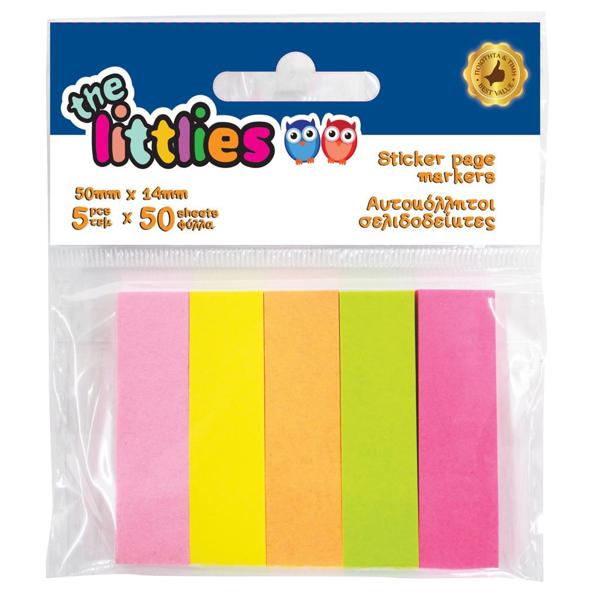ΣΕΛΙΔΟΔΕΙΚΤΕΣ 50Χ14 50Φ 5ΧΡΩΜ THE LITTLIES