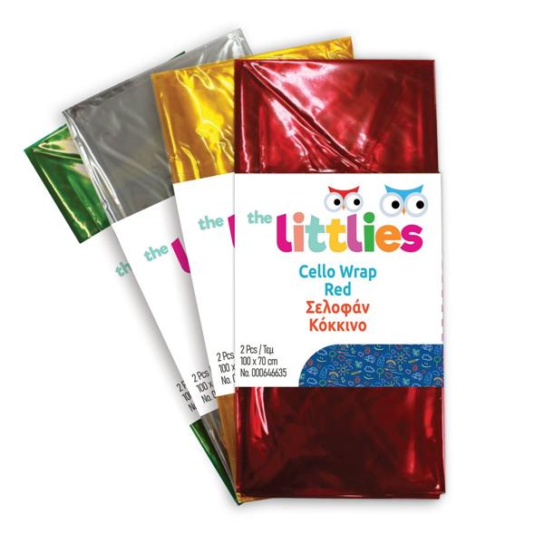* ΣΕΛΟΦΑΝ 70Χ100cm 20mu ΚΟΚΚΙΝΟ 2TEM THE LITTLIES