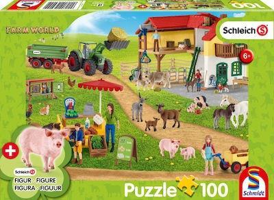 ΠΑΙΔΙΚΟ PUZZLE FARM WORLD 100PCS ΓΙΑ 6+ ΕΤΩΝ SCHMIDT SPIELE
