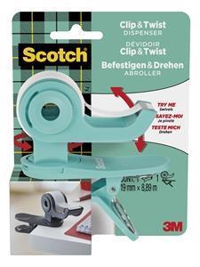 ΒΑΣΕΙΣ 3Μ C19 CLIP & TWIST 19mmx8,89m TEAL