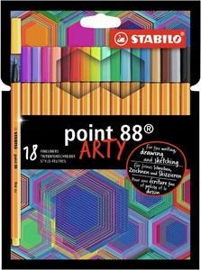 ΜΑΡΚΑΔΟΡΟΙ STABILO 8818 ARTY WALLET 18ΤΕΜ