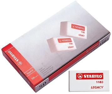 ΓΟΜΟΛΑΣΤΙΧΕΣ STABILO 1183/50ΤΕΜ ΛΕΥΚΗ ΜΙΚΡΗ ΠΛ.