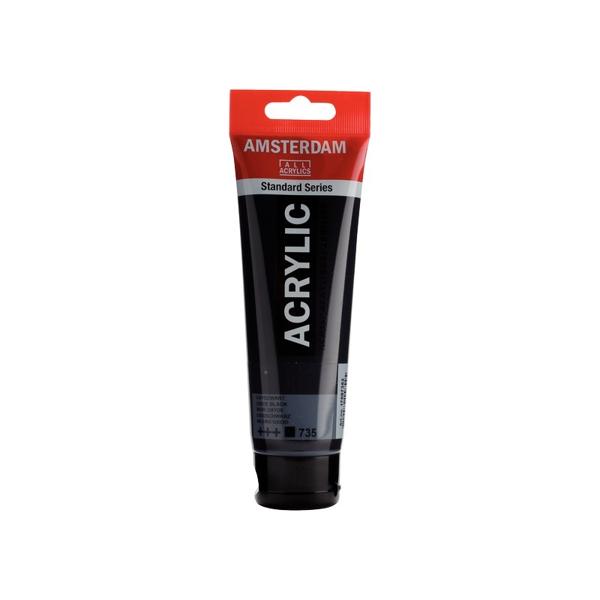 ΑΚΡΥΛΙΚΑ TALENS AMSTERDAM 120ml STANDARD COLORS - OXIDE BLACK 735