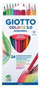 ΞΥΛΟΜΠΟΓΙΕΣ ΑΚΟΥΑΡΕΛΑΣ GIOTTO COLORS 3.0 AQUARELL ΣΕ ΚΟΥΤΙ 24ΤΕΜ